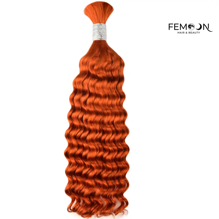 Deep Wave Human Hair Bulk (No Weft)- 100% Virgin Hair Factory Direct - Image 2