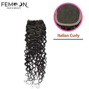 Professional grade Italian curly human hair lace closure supplied by our 20-year source factory, featuring 100% cuticle aligned unprocessed virgin hair for pure B2B direct wholesale and salon-grade supply.