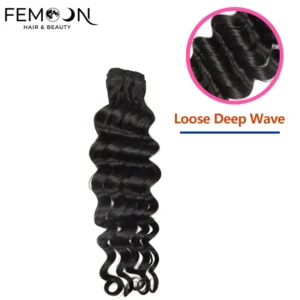 Premium wholesale loose deep wave human hair bundles from our 20-year source factory, featuring 100% unprocessed virgin hair with cuticle aligned for direct B2B salon-grade distribution.