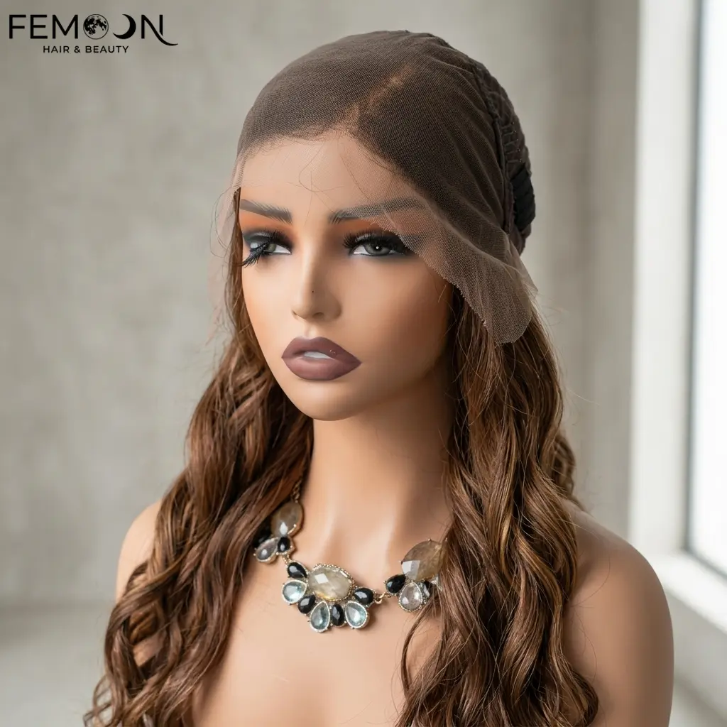Cuticle aligned deep wave wig factory direct supply from our 20-year source factory featuring pure B2B raw human hair.