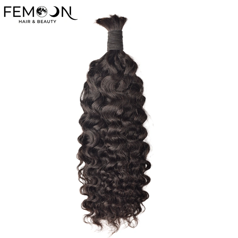 100% cuticle aligned bouncy curly hair bulk sourced directly from our 20-year manufacturing base, ensuring unprocessed raw hair quality for elite salon wholesalers.