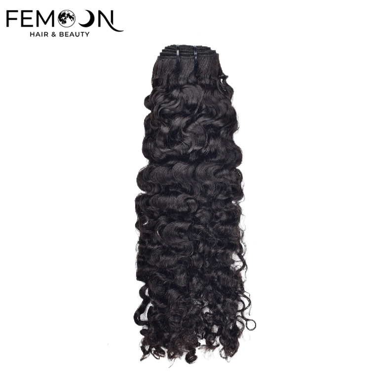 Direct wholesale Burmese curly human hair bundles from our 20-year source factory, featuring 100% unprocessed virgin hair that is completely cuticle aligned to ensure a tangle-free experience for pure B2B clients.