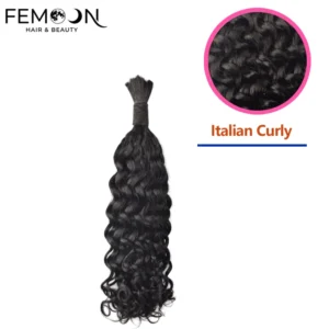 Professional grade Italian curly human hair bulk from our 20-year source factory, featuring 100% unprocessed virgin hair at direct wholesale prices for B2B salon owners and professional braiding.